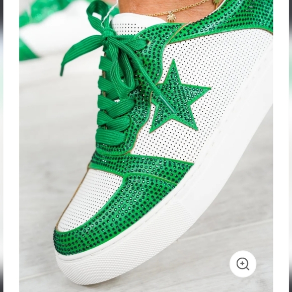 "Legendary"  Crystal Paved Sneakers - Picture 4 of 5